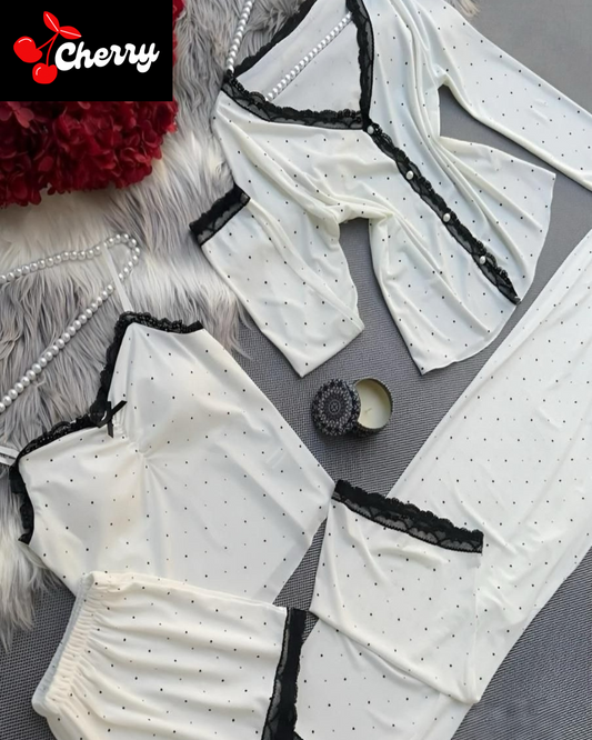 Pyjama ELEGANCE 4 pièces